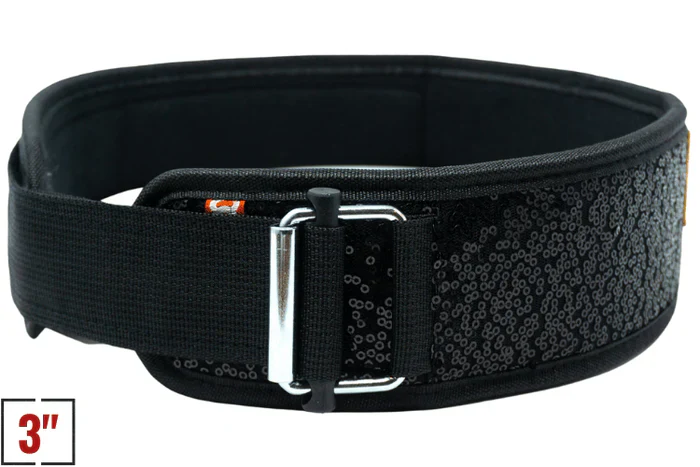 3" Petite Black Magic Weightlifting Belt - Image 4