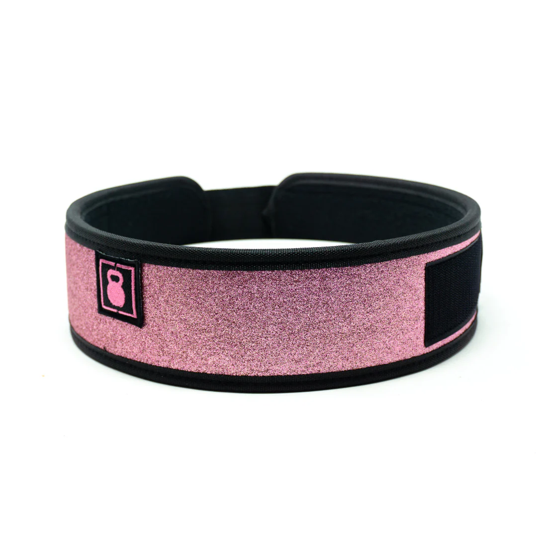 3" Petite Bubblegum Weightlifting Belt - Image 3