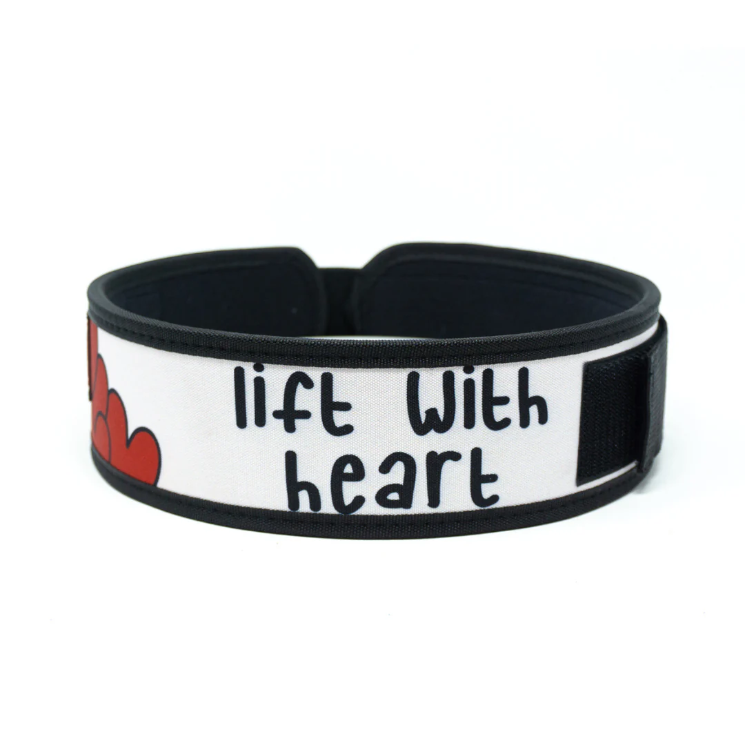 3" Petite Lift With Heart Weightlifting Belt - Image 3