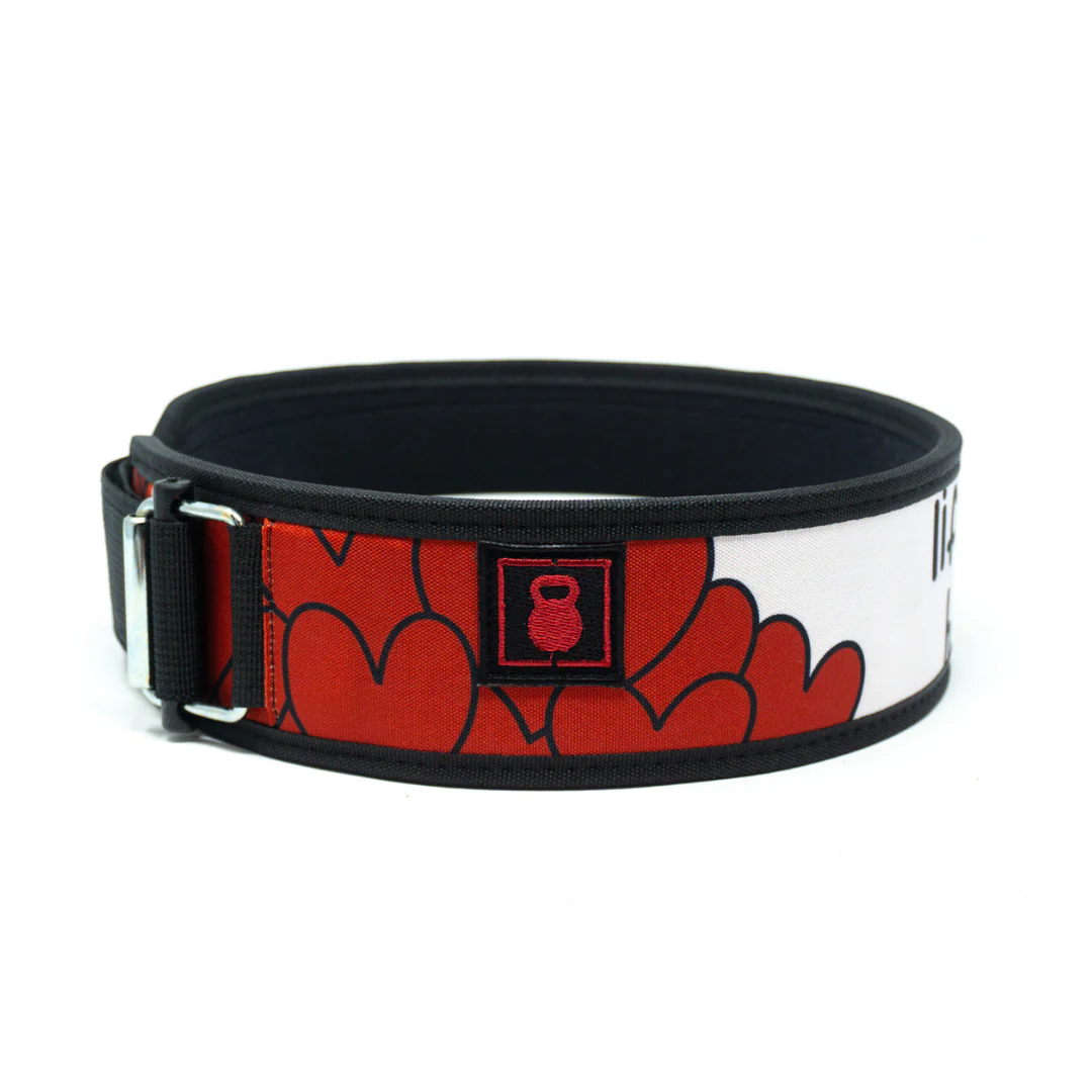 3" Petite Lift With Heart Weightlifting Belt - Image 4