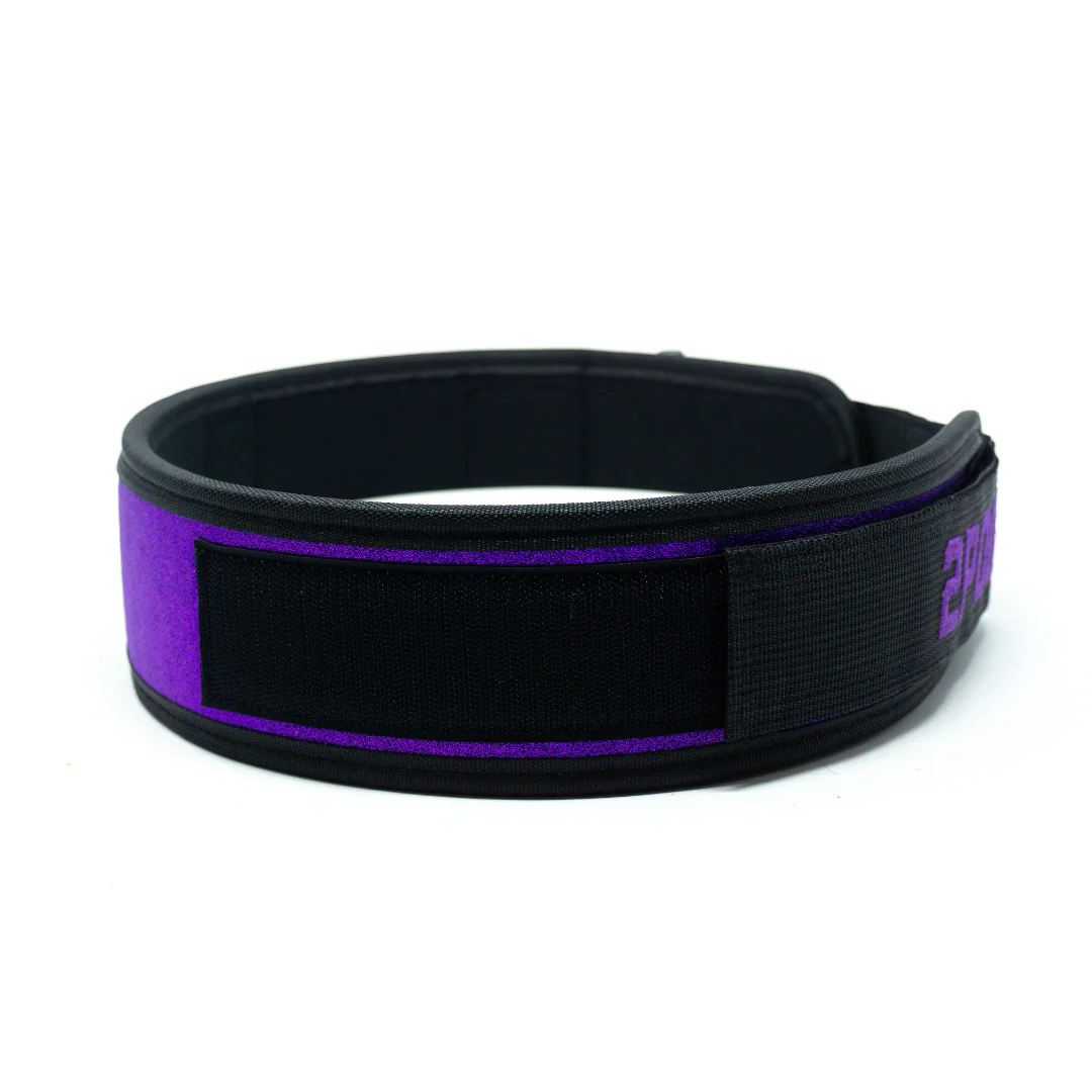3" Petite Purple Pulse Weightlifting Belt - Image 4