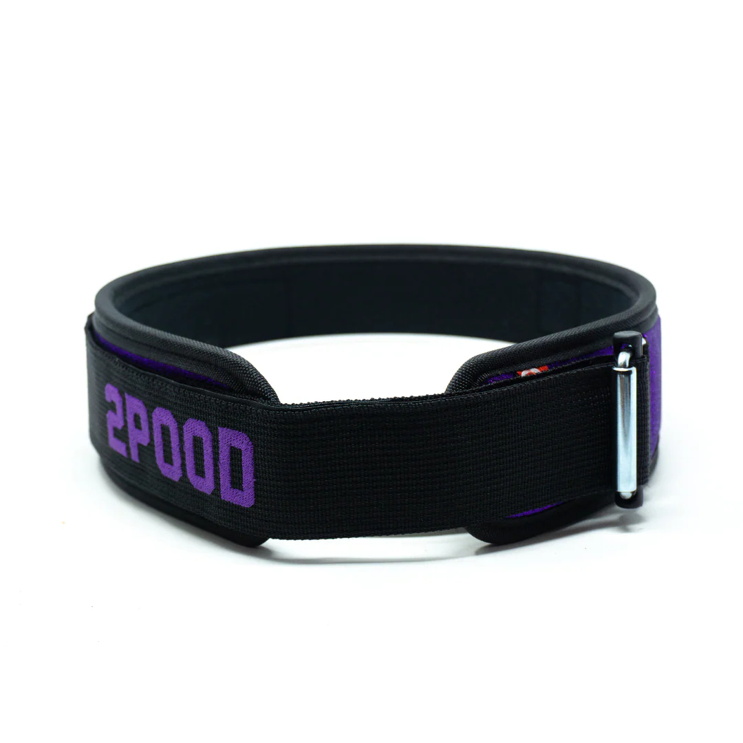 3" Petite Purple Pulse Weightlifting Belt - Image 5