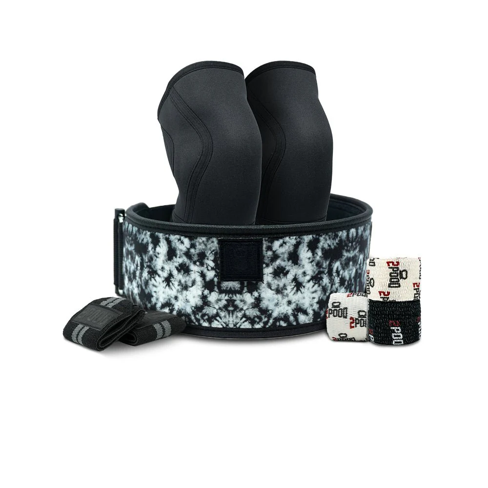 4" Midnight Tie Dye by Jourdan Delacruz Belt Lifting Bundle