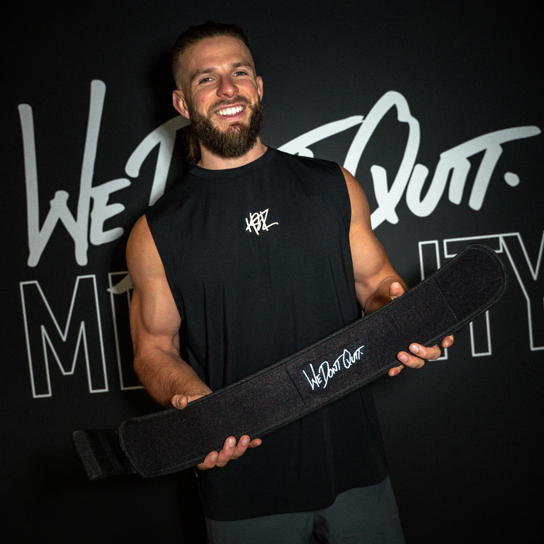 Mentality Is Everything by Craig Richey 4" Weightlifting Belt - Image 8