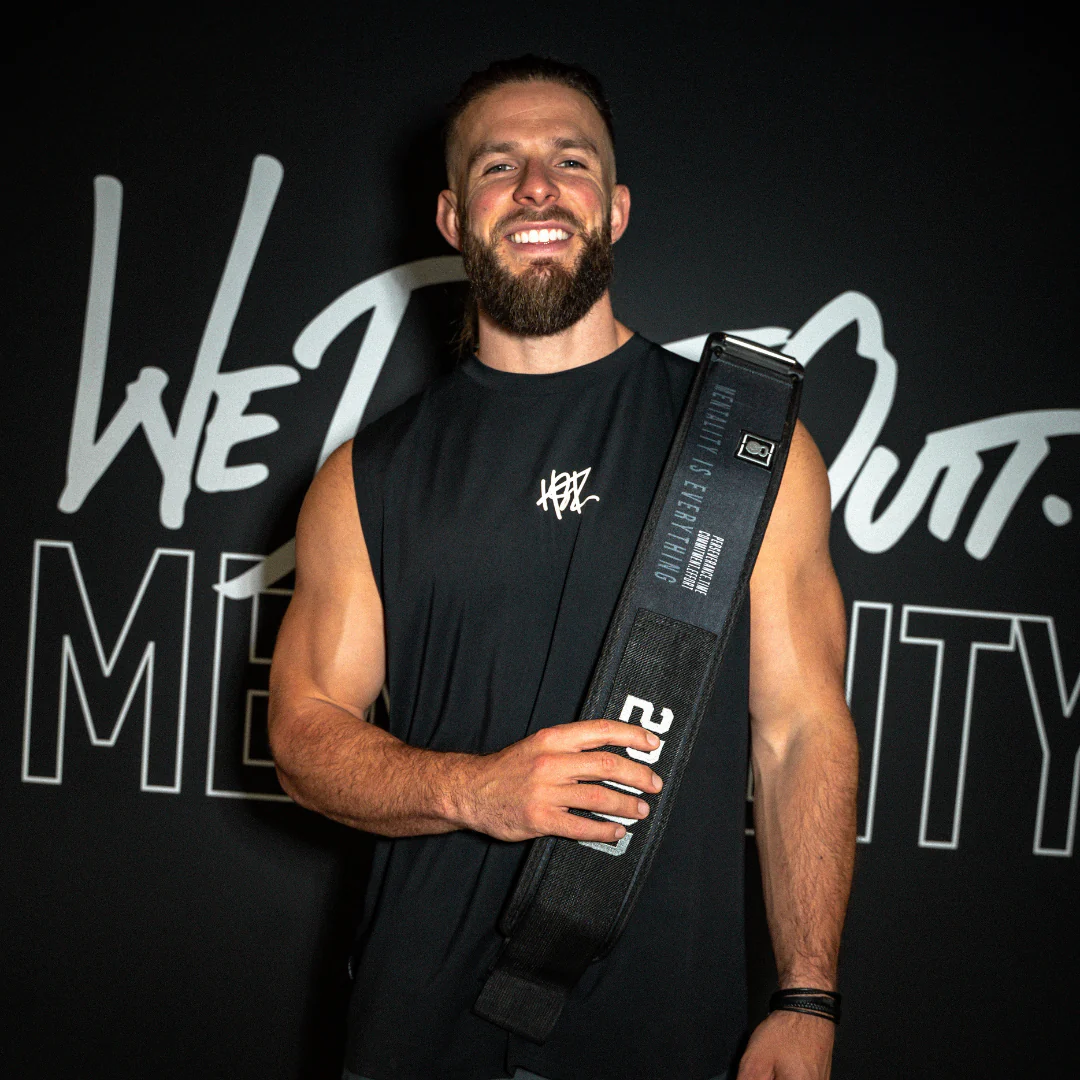 Mentality Is Everything by Craig Richey 4" Weightlifting Belt - Image 9