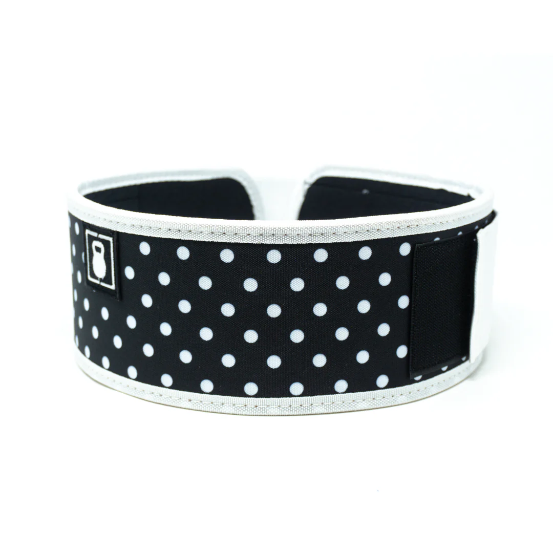 Polka Dot 4" Weightlifting Belt - Image 6