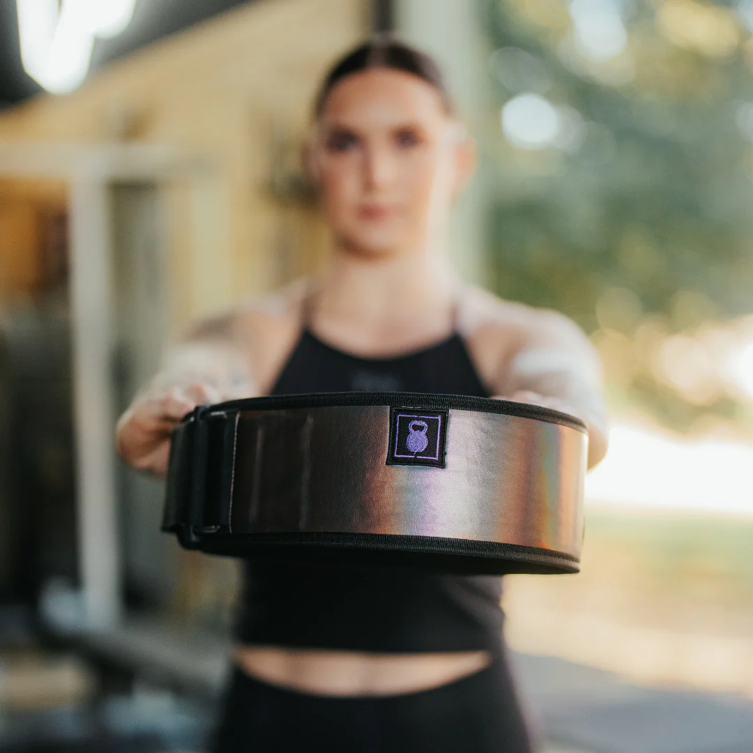 Ultraviolet by Mattie Rogers 4" Weightlifting Belt - Image 10
