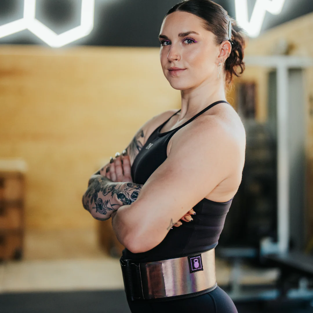 Ultraviolet by Mattie Rogers 4" Weightlifting Belt - Image 11